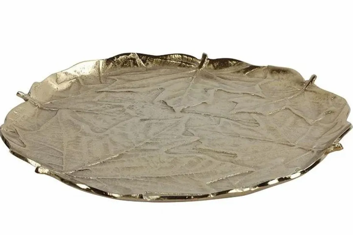 Countryfield Dienblad goud blad maat S