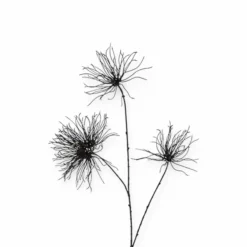 Countryfield kunstbloemen Grevillea zwart goud 94 cm