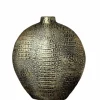 Croco vaas goud 28 cm x 30 cm