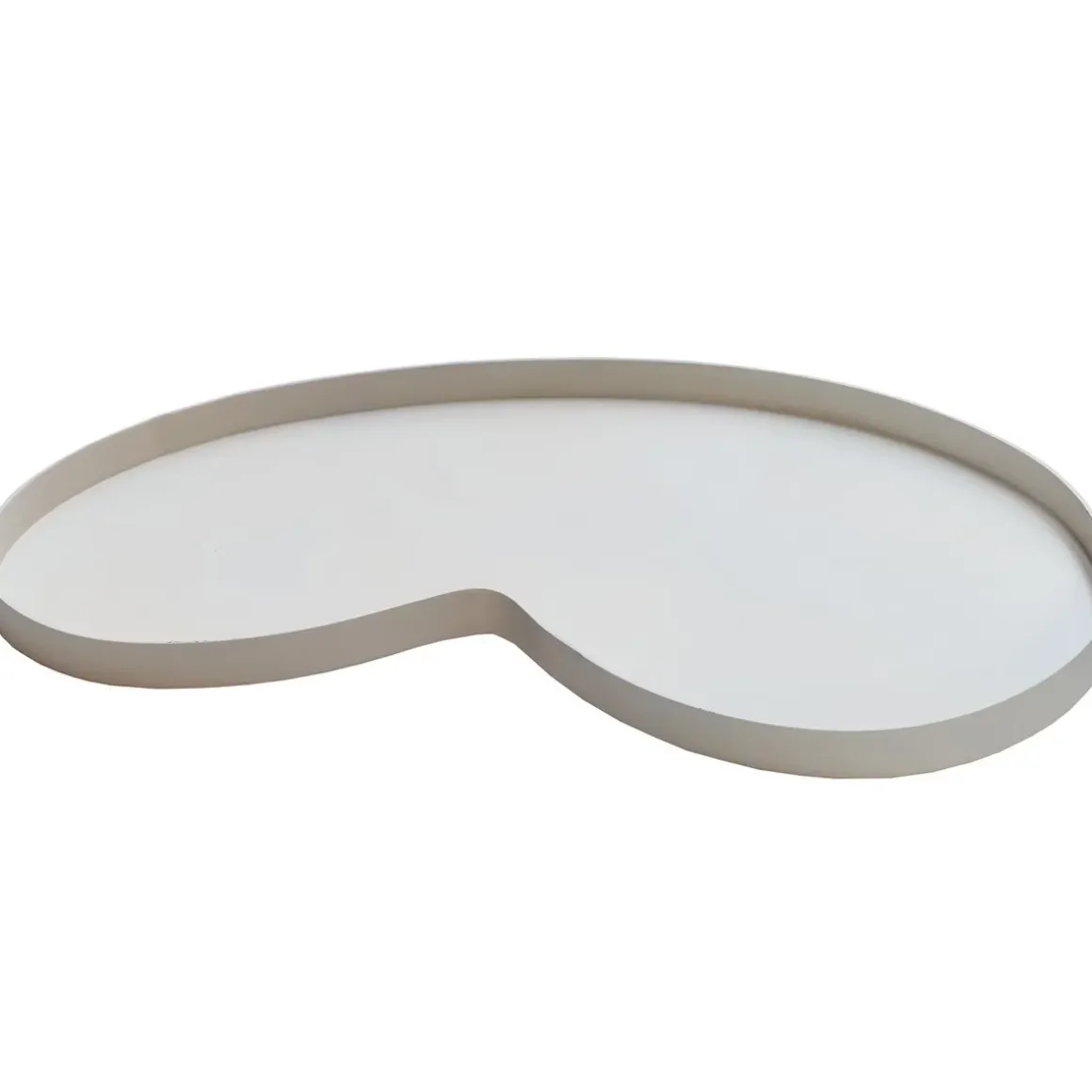 Dienblad kidney niervorm organisch Villeta ivory beige