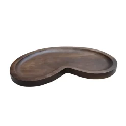 Dienblad kidney organisch niervorm Villeta walnut