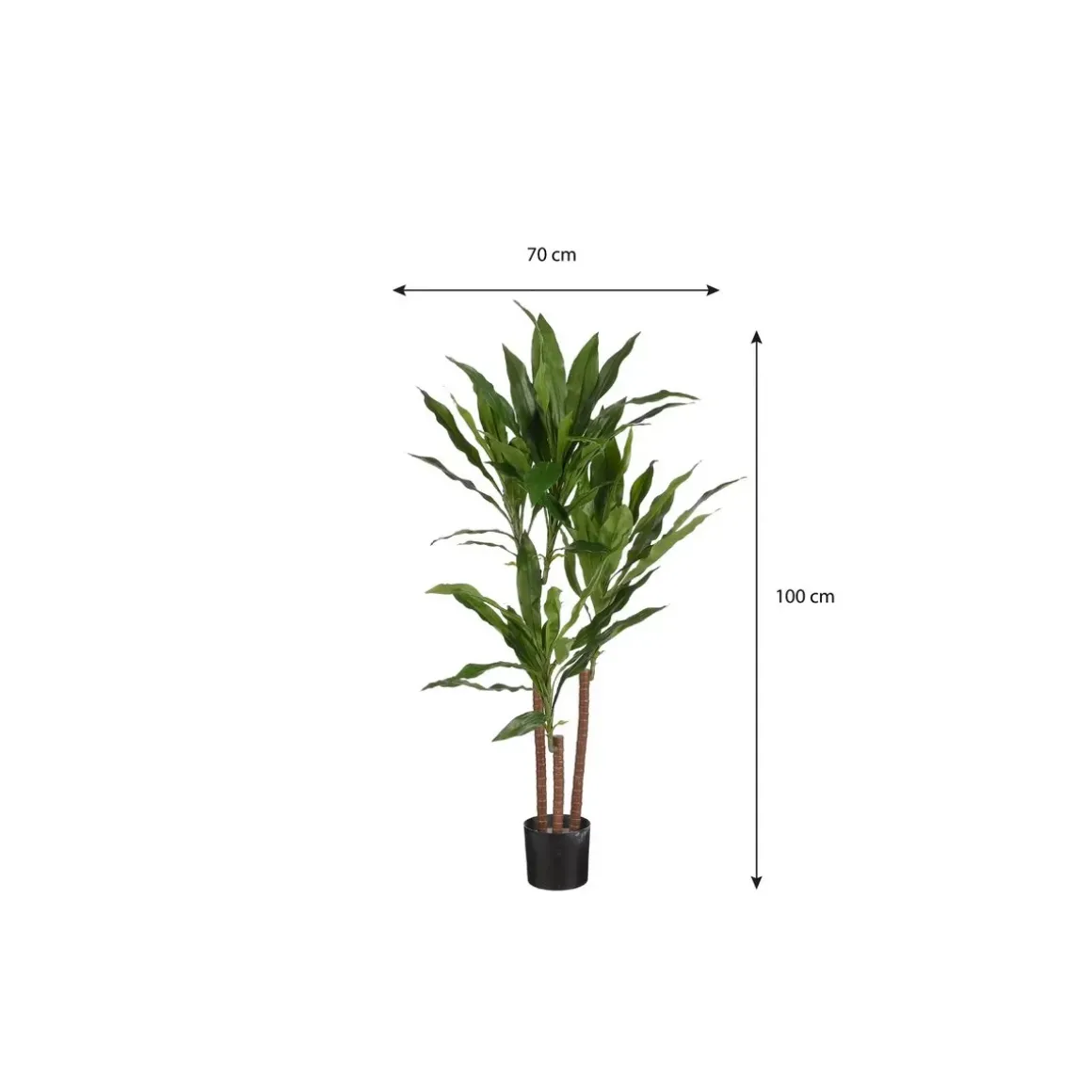 Dracaena Kunstplant – H100 x Ø70 cm
