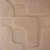 3D wanddecoratie organisch aardetint 80x120cm japandi