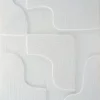3D wanddecoratie organisch wit 80x120cm japandi