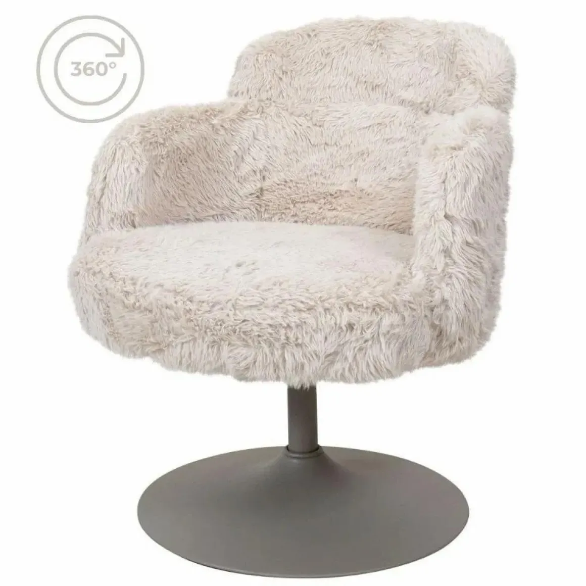 Fauteuil Relaxstoel – Scottie Fluffy Creme