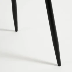 Flores Bijzettafel – H44 x Ø40 cm – Metaal – Zwart