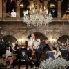 Glasschilderij Maffia gangsters in casino gokken 2 afmetingen