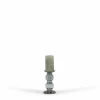 Glazen kandelaar Oyster 2 Rolls grey luster
