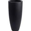 Hoge vaas Kentucky zwart / grijs 80 of 100 cm