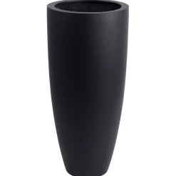 Hoge vaas Kentucky zwart / grijs 80 of 100 cm