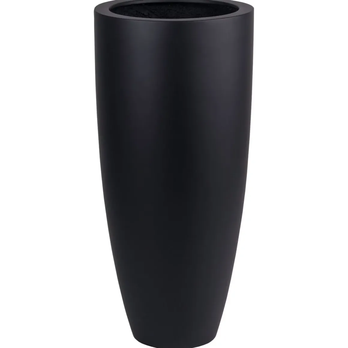 Hoge vaas Kentucky zwart / grijs 80 of 100 cm
