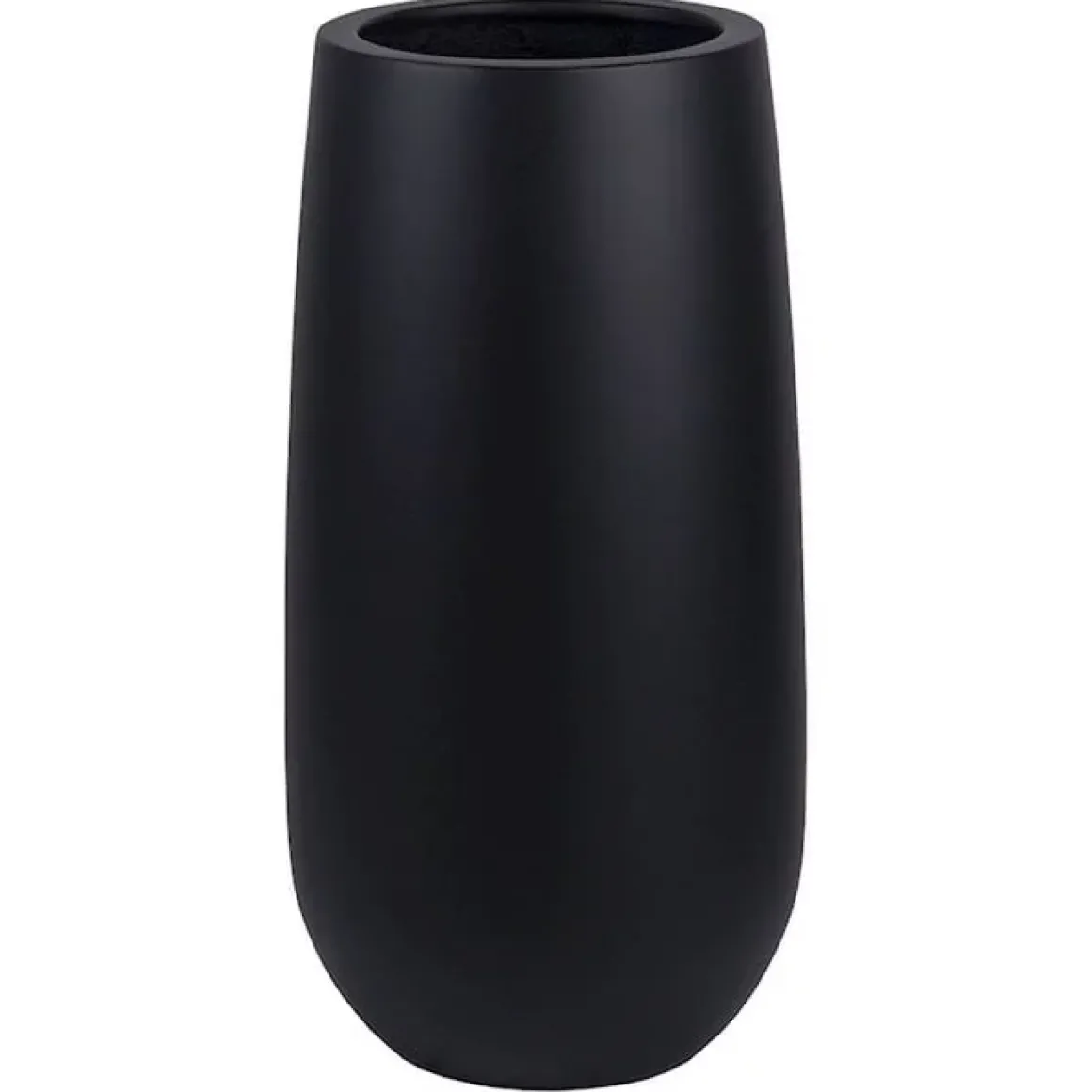 Hoge zwarte xxl vaas Idaho black 70 of 100 cm