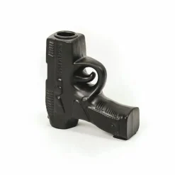 HV kandelaar Gun pistool mat Zwart