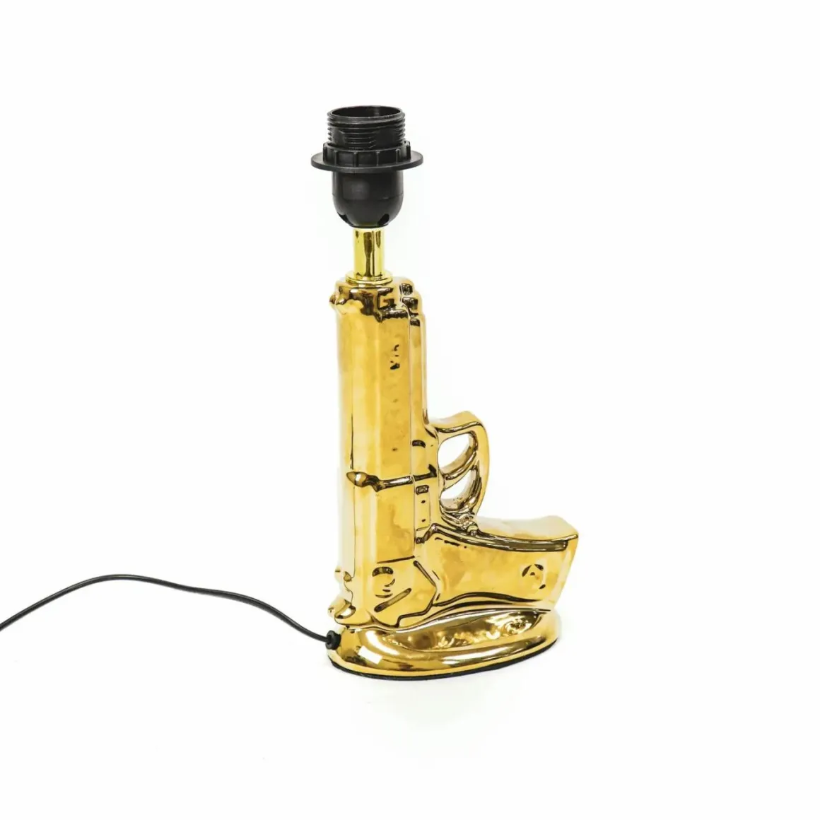 HV Pistool Lamp – Goud – 15x9x32cm