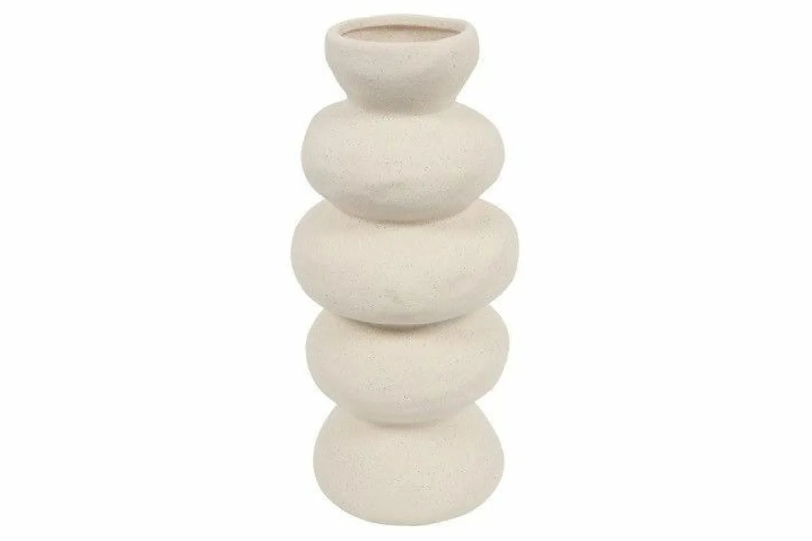 Japandi vaas beige