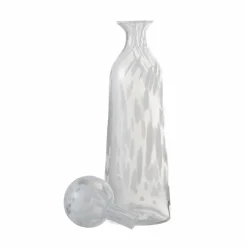 J-Line Decoratie fles hoog wit