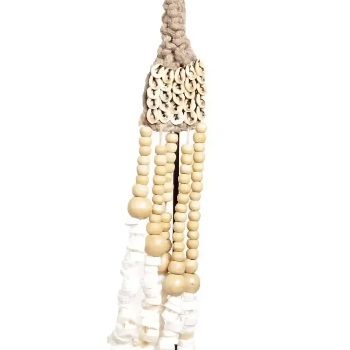 J38 schelp ketting ornament op voet standaard