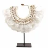 J37 Schelp ornament op voet standaard klein