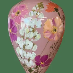 Kander luxe vaas flowermix mauve
