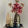 Kerst decoratie complete tafel decoratie set zwart rood goud