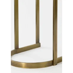 Kevin Bijzettafel – Set van 2 – L54 x B34 x H56 cm – Metaal – Goud