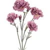 Kunstbloem Dianthus taupe paars 60 cm