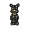 kunst teddy beer beeld zwart goud XXL