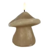 Led paddenstoel kaars Countryfield S beige
