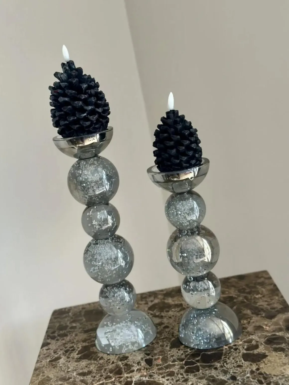 Light & Living | Kandelaar ITINGA glas smoke L