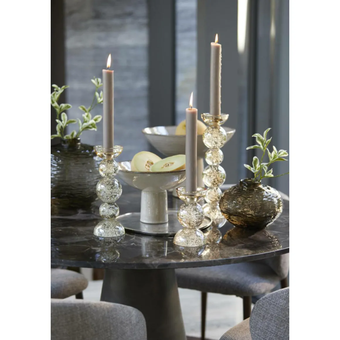 Light & Living | Kandelaar ITINGA glas amber luster L