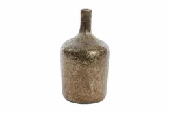 Light & Living Vaas Ø16×29 cm MOLUSI glas donker goud brons