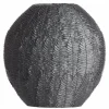 Light & Living Vaas ovaal 29,5x10x30cm NIVICA mat zwart