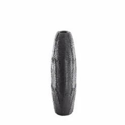 Light & Living Vaas ovaal 29,5x10x30cm NIVICA mat zwart