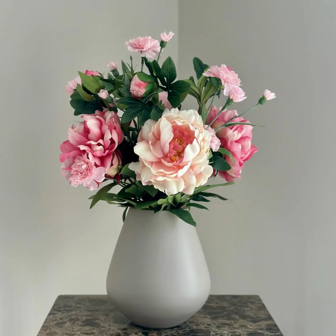 Losse zijden bloem Dianthus roze 70 cm