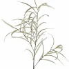Losse zijden bloem Fine Leaf wit 110cm.