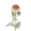 Losse zijden bloem mauve oud roze