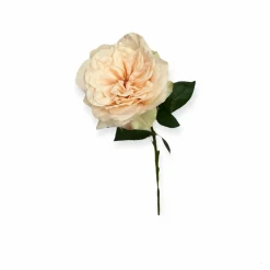 Losse zijden bloem zalm perzik 60 cm