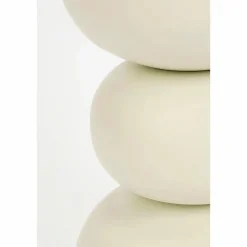 Luna Bijzettafel – H46 x Ø32 cm – IJzer – Off-white