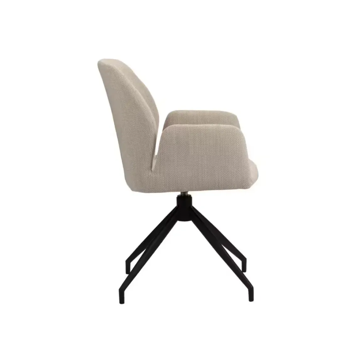 Luxe eetkamerstoel Storm Draaistoel Beige