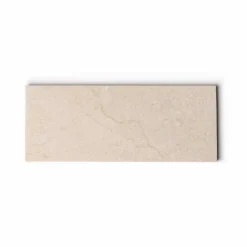 Marmer dienblad rechthoek S beige 10x25cm