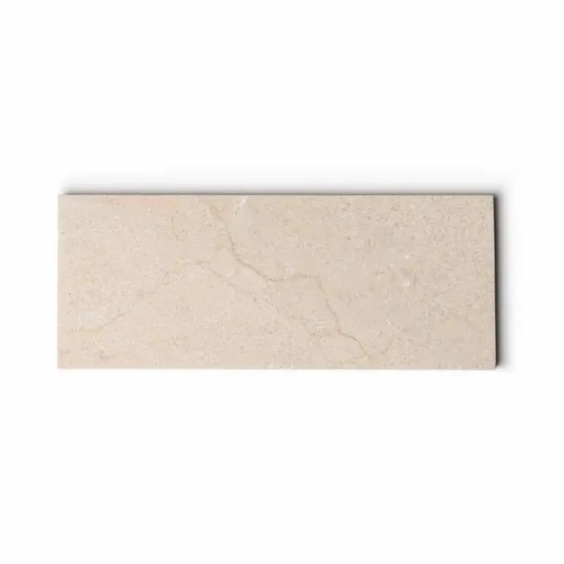 Marmer dienblad rechthoek S beige 10x25cm