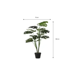 Monstera Kunstplant – H100 x Ø70 cm – Groen