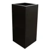 Mont Blanc matte black zwart luxe vaas of zuil L35 x B35 x H80cm