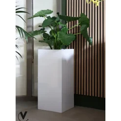 Mont Blanc shiny white L35 x B35 x H80cm
