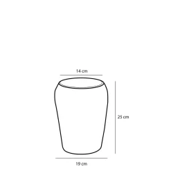 Opbergmand – Set van 3 – H38 x Ø30 cm – Zeegras – Lichtbruin