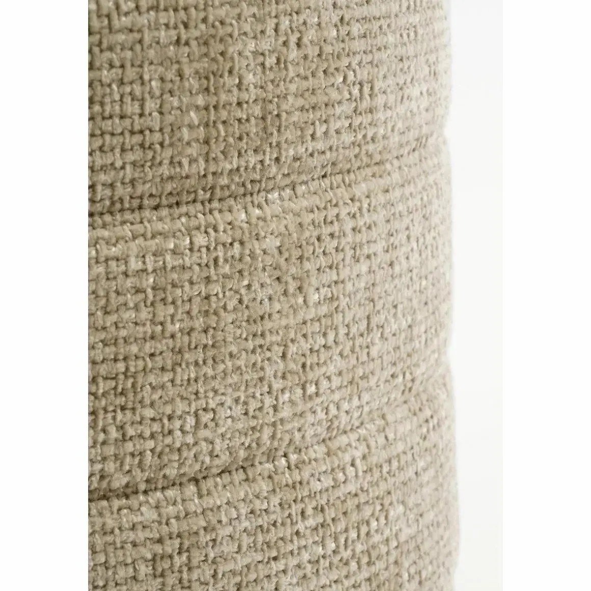 Opbergpoef – H41 x Ø42 cm – Lichtgrijs