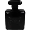 Parfum vaas zwart 20x9x30cm