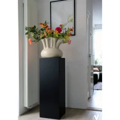 Pearl matte black L35 x B35 x H100cm