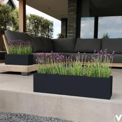 Plantenbak – Virginia black (set van 2 stuks)