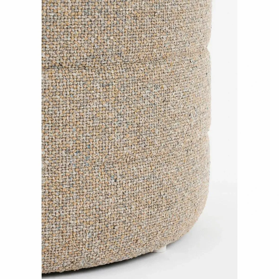 Poef met Opbergruimte – H41 x Ø42 cm – Beige